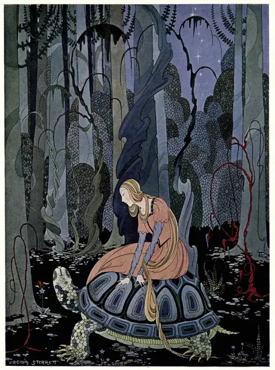 Они три месяца проходили через лес by Вирджиния Фрэнсис Стерретт, 1920 — digital art print download