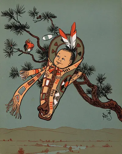 Denslow's Mother Goose Pl 22 by William Wallace Denslow, 1901 — digital art print download