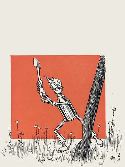 The wonderful Wizard of Oz Pl 1 by William Wallace Denslow, 1900 — digital art print download