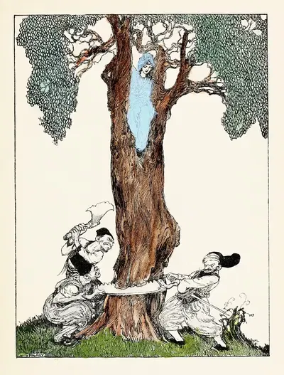 Сорок четыре турецкие сказки Pl 02 by Вилли Погани, 1913 — digital art print download