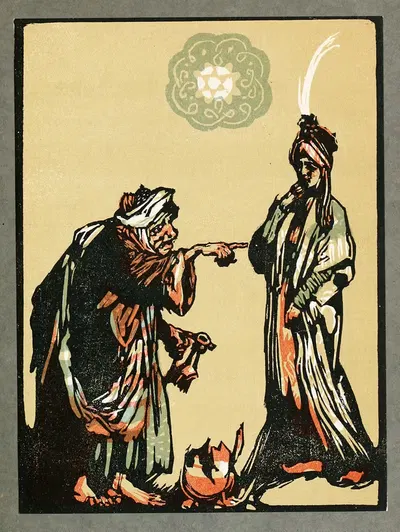 Сорок четыре турецкие сказки пл.05 by Вилли Погани, 1913 — digital art print download