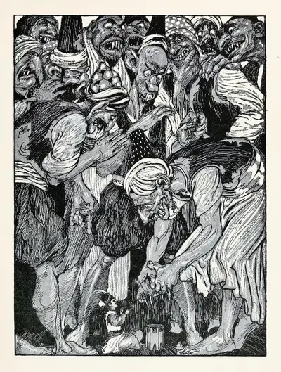 Сорок четыре турецкие сказки Пл.06 by Вилли Погани, 1913 — digital art print download