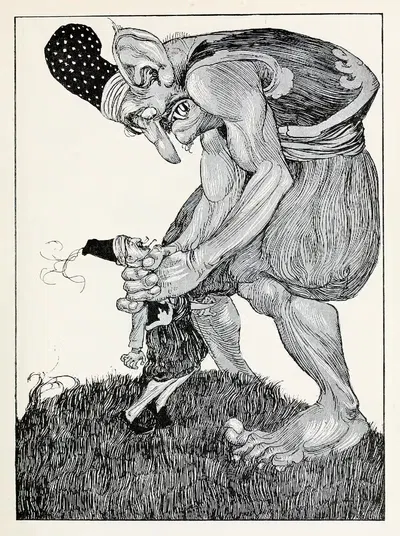 Сорок четыре турецкие сказки Pl.10 by Вилли Погани, 1913 — digital art print download