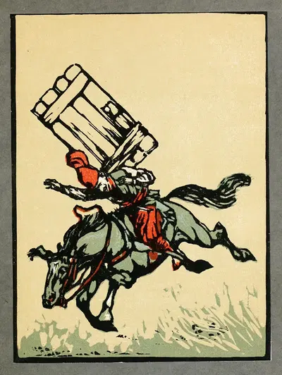 Сорок четыре турецкие сказки, пл. 17 by Вилли Погани, 1913 — digital art print download