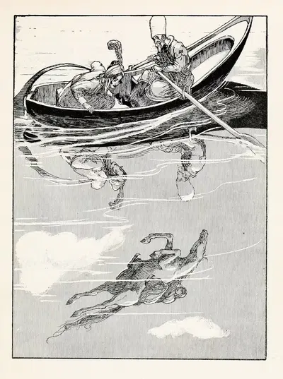 Сорок четыре турецкие сказки Пл.24 by Вилли Погани, 1913 — digital art print download
