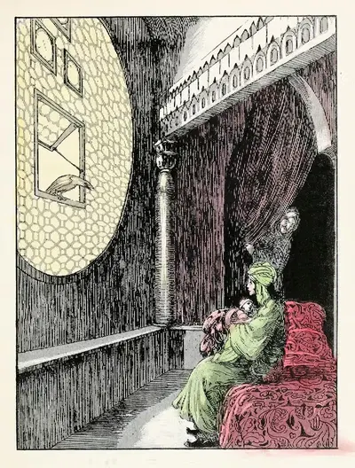 Сорок четыре турецкие сказки Пл.29 by Вилли Погани, 1913 — digital art print download