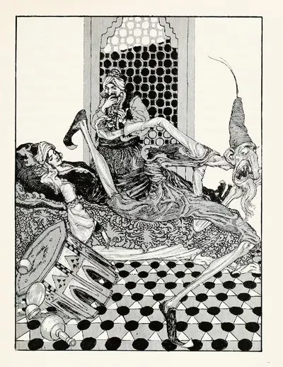 Сорок четыре турецкие сказки Пл 31 by Вилли Погани, 1913 — digital art print download