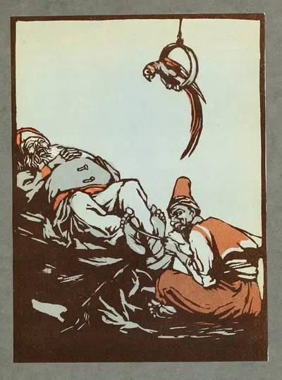 Сорок четыре турецкие сказки, пл. 34 by Вилли Погани, 1913 — digital art print download