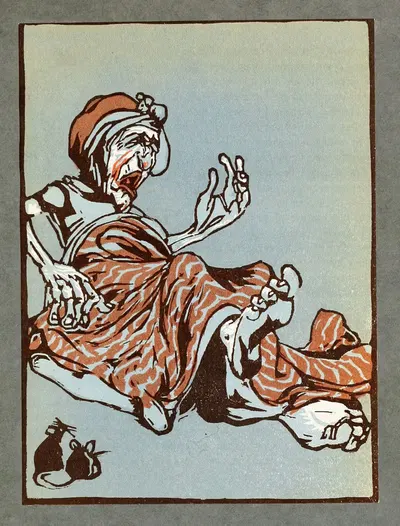 Сорок четыре турецкие сказки Пл. 35 by Вилли Погани, 1913 — digital art print download