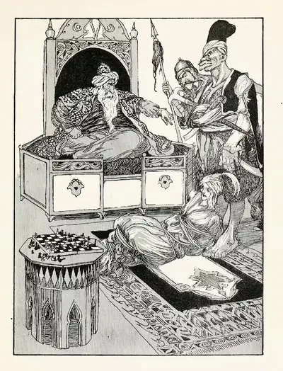 Сорок четыре турецкие сказки Пл.37 by Вилли Погани, 1913 — digital art print download