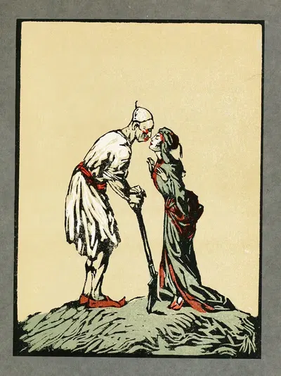 Сорок четыре турецкие сказки Пл.38 by Вилли Погани, 1913 — digital art print download