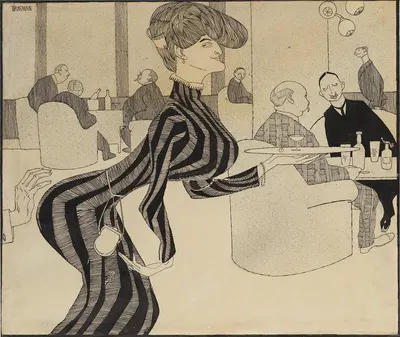 Waitress by Axel Törneman — digital art print download
