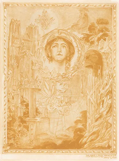 Прославление дружбы Нидерландов и Франции by Хуйб Лунс, 1891 — digital art print download