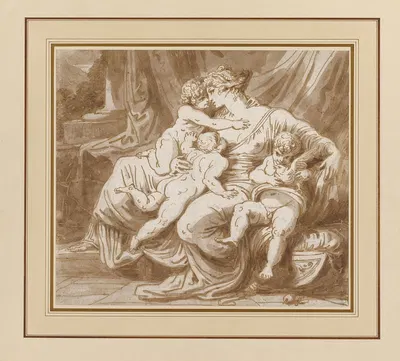 Charity by Felice Giani, c. 1802 — digital art print download