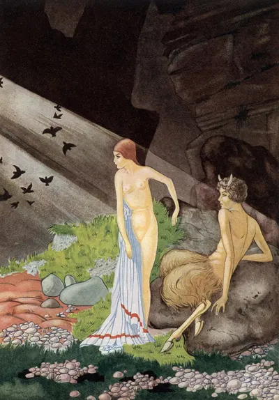 A swift shadow darkened the passage by Thomas Mackenzie, 1926 — digital art print download