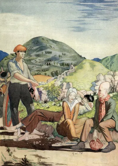 At that moment the Philosopher's cake lost all its savour by Thomas Mackenzie, 1926 — digital art print download