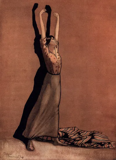 Will you never be done talking by Thomas Mackenzie, 1926 — digital art print download