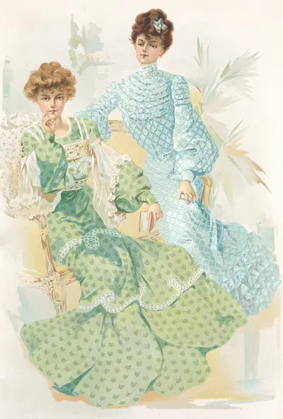 Драпировка из трех by Х. Б. Клафлин, 1904 — digital art print download