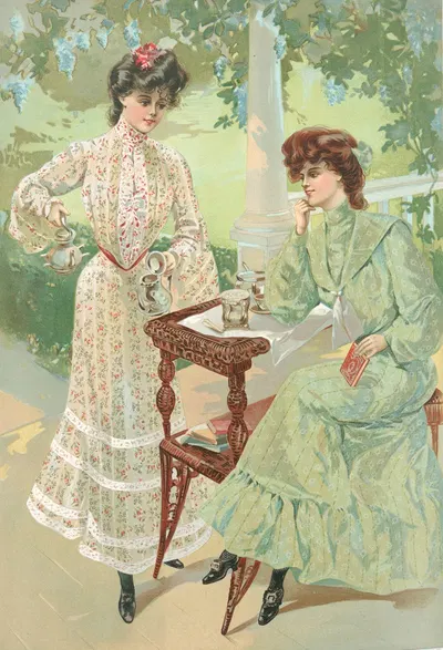 Вассар классический кординé by Х. Б. Клафлин, 1904 — digital art print download