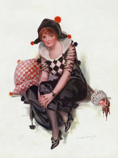 Кто-то дома by Ф. Эрл Кристи, 1914 — digital art print download