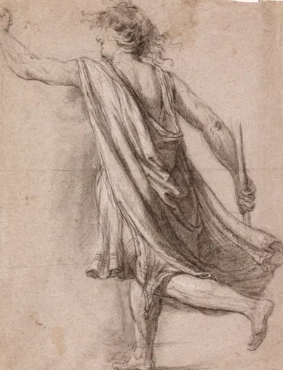 Male Figure Running by François Verdier — digital art print download