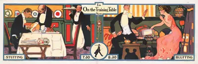 I'm on the training table now by Howard Crosby Renwick, 1909 — digital art print download