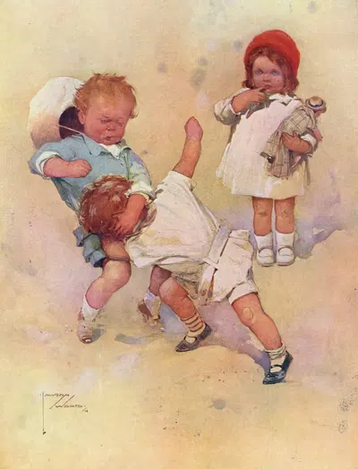 Победителю достаются трофеи by Лоусон Вуд, 1914 — digital art print download