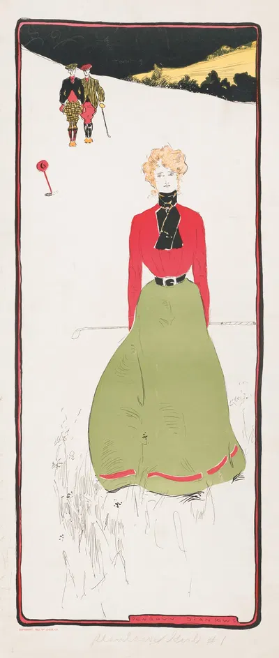 Stanlaw's girl #1 by Penrhyn Stanlaws, 1902 — digital art print download