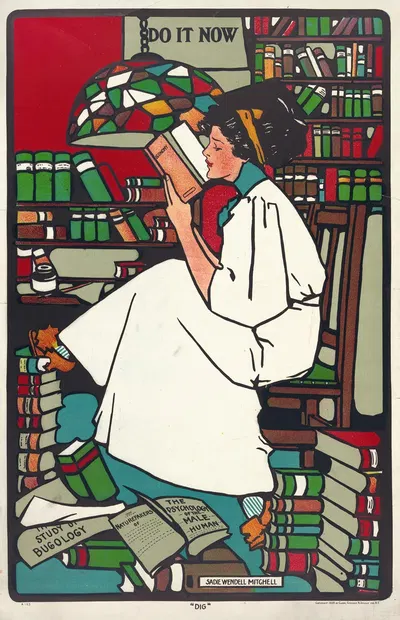 Копай by Сэди Уэнделл Митчелл, 1909 — digital art print download