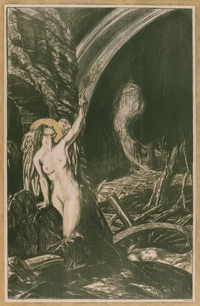 Возрождение искусств by Чарльз Хаслвуд Шеннон, 1917 — digital art print download