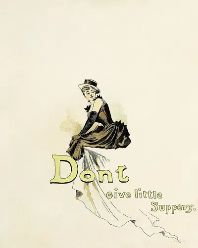Matrimonial advice pl05 by Harry Whitney McVickar, 1891 — digital art print download