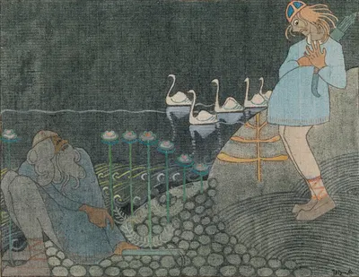 Лемминкяйнен и пастушонок by Иосиф Аланен, 1919 - 1920 — digital art print download
