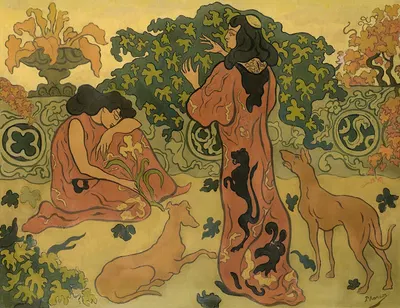 Принцессы на террасе, февраль 1894 by Поль Рансон, 1894 — digital art print download