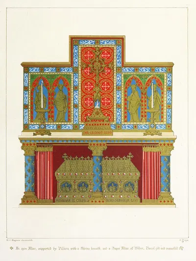 Алтарь с капеллой by Август Пюжин, 1846 — digital art print download