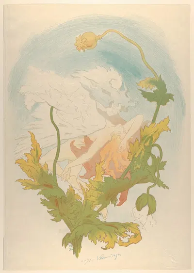 Опий by Виктор Пруве, 1894 — digital art print download