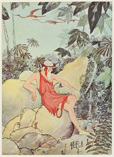 Гигант даровал им братскую доброту by Вирджиния Фрэнсис Стерретт, 1921 — digital art print download