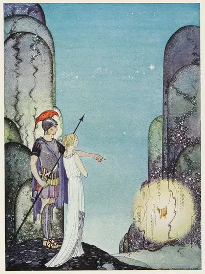 Что это?", спросил Джейсон by Вирджиния Фрэнсис Стерретт, 1921 — digital art print download