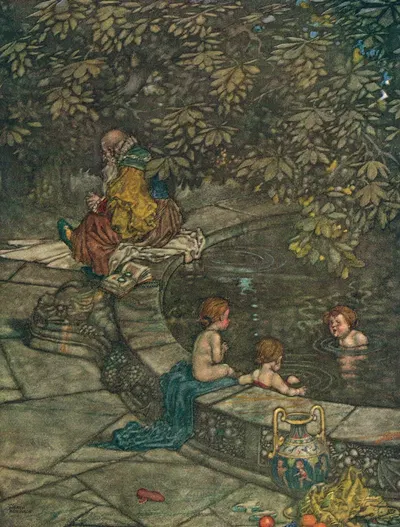 Он всегда был под рукой by Уильям Хит Робинсон, 1925 — digital art print download