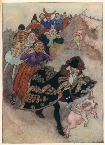 Перед ними шел джентльмен, стригущий свинью by Альфред Эдвард Фредерик Джексон, 1948 — digital art print download