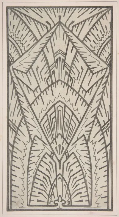 Design drawing by Christopher Dresser — digital art print download