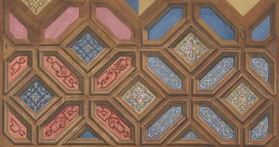 Альтернативные дизайны для украшения потолка с коробами by Жюль-Эдмон-Шарль Лашаиз — digital art print download