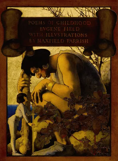 Гигант с Джеком у ног by Максфилд Парриш, 1904 — digital art print download