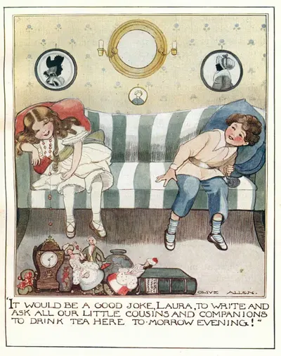 Это была бы хорошая шутка, Лаура… by Олив Аллен, 1909 — digital art print download