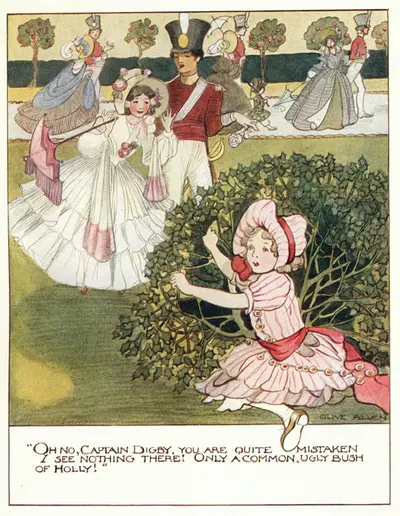 О нет, капитан Дигби, вы совершенно ошибаетесь… by Олив Аллен, 1909 — digital art print download