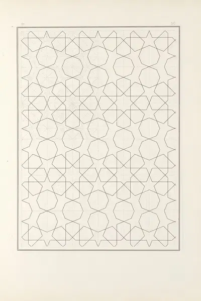 Les éléments de l'art arabe pl 050 by Jules Bourgoin, 1879 — digital art print download