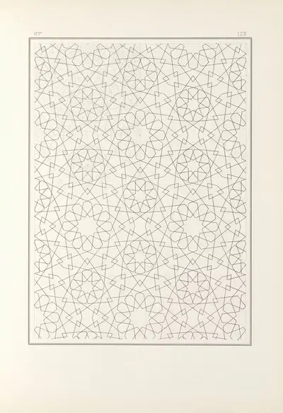 Les éléments de l'art arabe pl 123 by Jules Bourgoin, 1879 — digital art print download