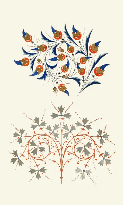Искусство декоративного дизайна Пл.08 by Кристофер Дрессер, 1862 — digital art print download