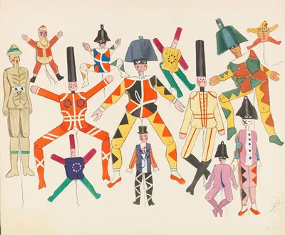 Игрушки народов by Фриц Румпф, 1922 — digital art print download