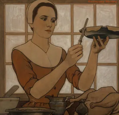 День благодарения by Гёрнси Мур, 1905 — digital art print download
