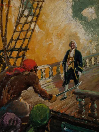 Атака на открытом море by Генри Круз Мерфи — digital art print download